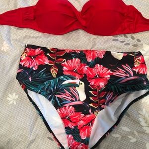 High waisted bikini